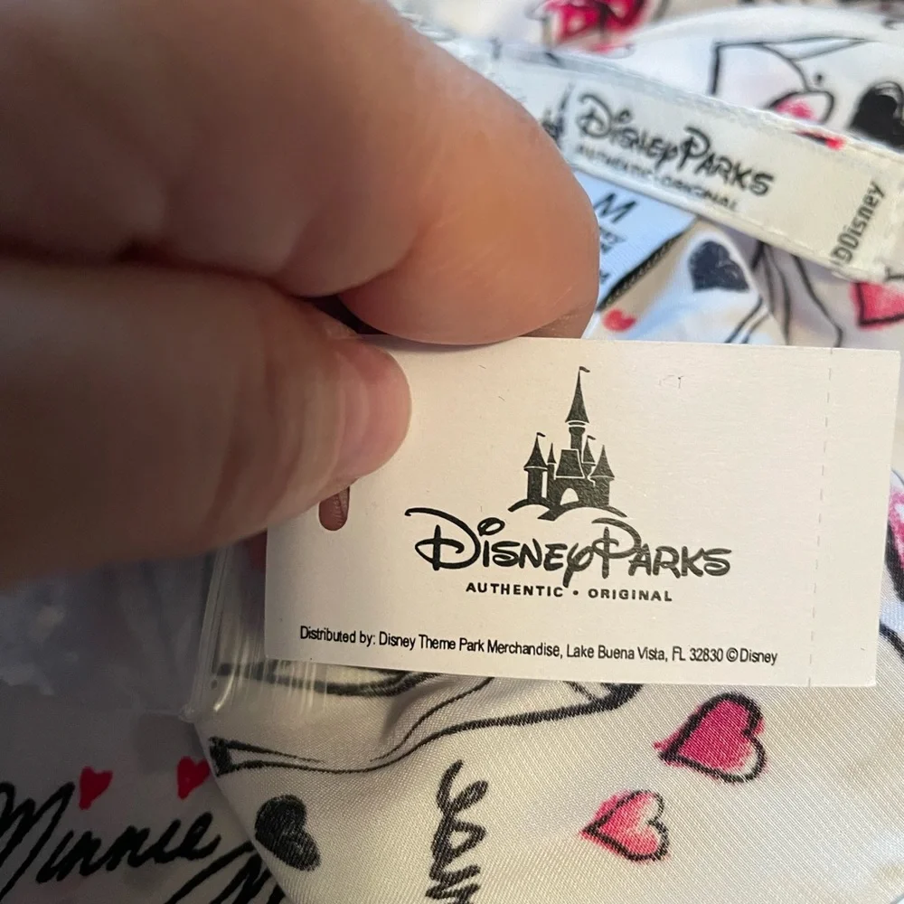 NWT Disney Parks Authentic Original Minnie Mouse sleeveless blouse - Picture 12 of 15